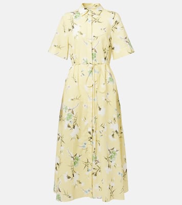 Robe chemise en coton à fleurs | Erdem