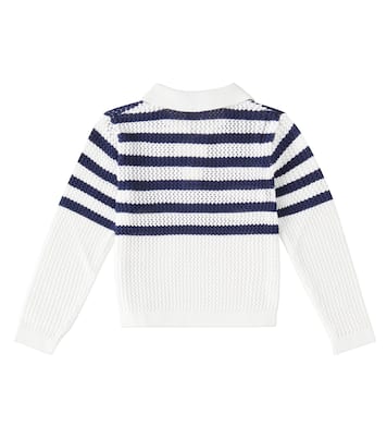 Pullover stile polo 4G in cotone a righe | Givenchy Kids