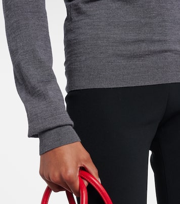 Top en laine vierge à encolure bardot | Stella McCartney