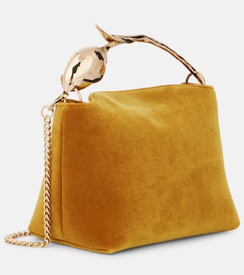Verzierte Tote Bloom Mini aus Samt | Erdem