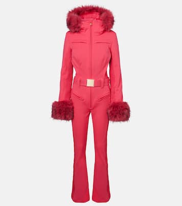 Angele faux fur-trimmed ski suit | Goldbergh