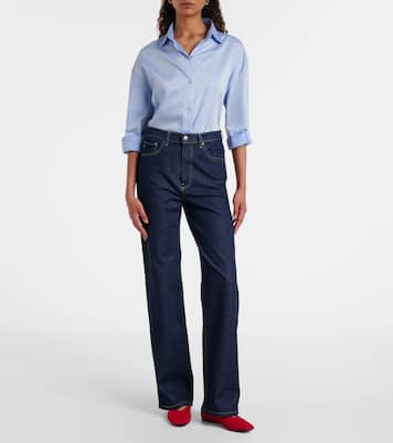 Kora high-rise wide-leg jeans | AG Jeans