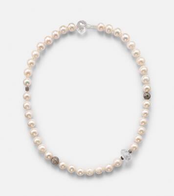 Collar con perlas y diamantes | Ileana Makri