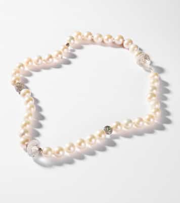 Collar con perlas y diamantes | Ileana Makri