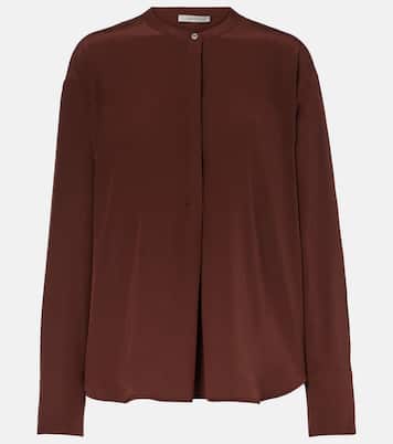 Remy silk crêpe shirt | Asceno