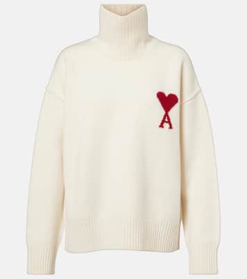 Ami de Cœur virgin wool turtleneck sweater | Ami Paris