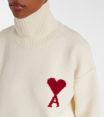 Ami de Cœur virgin wool turtleneck sweater | Ami Paris