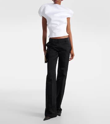 Asymmetrisches Bustier-Top aus Baumwolle | Magda Butrym