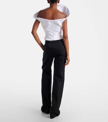 Asymmetrisches Bustier-Top aus Baumwolle | Magda Butrym