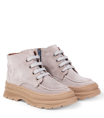 Schnürstiefel aus Veloursleder | PèPè