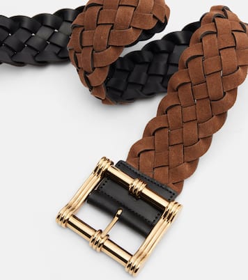 Braided reversible suede belt | Etro