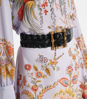 Braided reversible suede belt | Etro