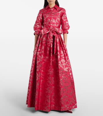 Robe longue Julip en jacquard | Simkhai