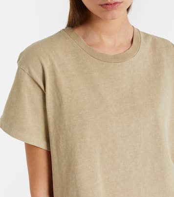 Square cotton jersey T-shirt | Slvrlake