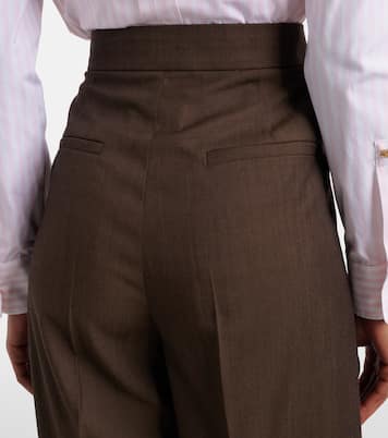 Quorum virgin wool wide-leg pants | Max Mara