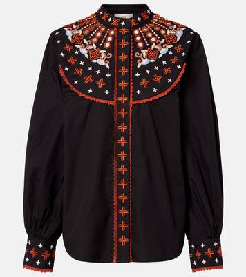 Besticktes Hemd aus Baumwolle | Farm Rio