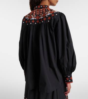 Besticktes Hemd aus Baumwolle | Farm Rio