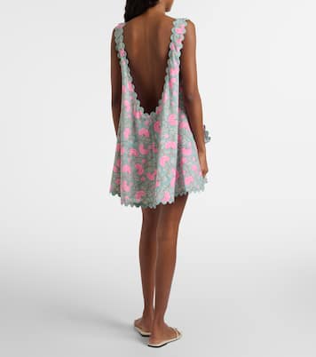 Floral cotton minidress | Juliet Dunn