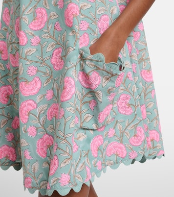 Floral cotton minidress | Juliet Dunn