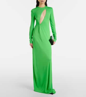 Cutout crêpe jersey gown | Tom Ford