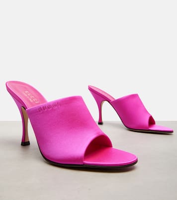 Mules 95 de satén | Gucci