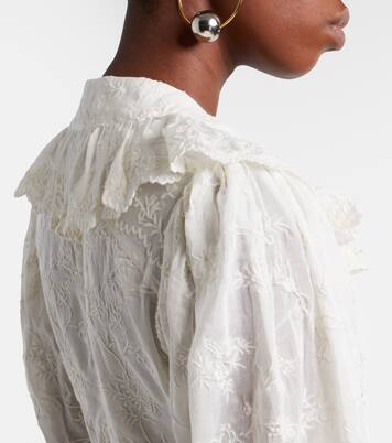 Zoen floral cotton and silk maxi dress | Isabel Marant