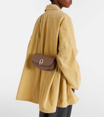 Tondo leather crossbody bag | Savette