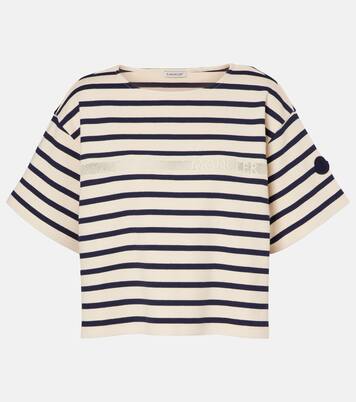Striped cotton jersey T-shirt | Moncler