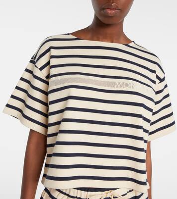 Striped cotton jersey T-shirt | Moncler