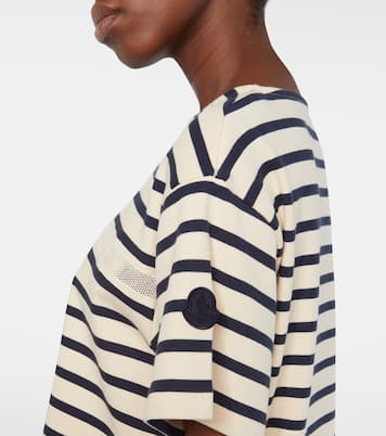Striped cotton jersey T-shirt | Moncler