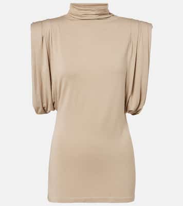 Draped jersey top | Mugler
