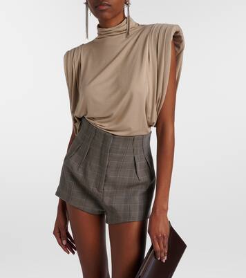 Draped jersey top | Mugler