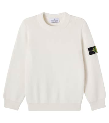 Compass cotton sweater | Stone Island Junior