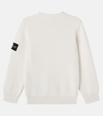Compass cotton sweater | Stone Island Junior