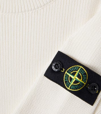Compass cotton sweater | Stone Island Junior