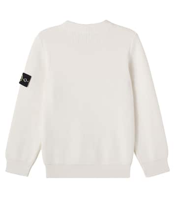 Compass cotton sweater | Stone Island Junior