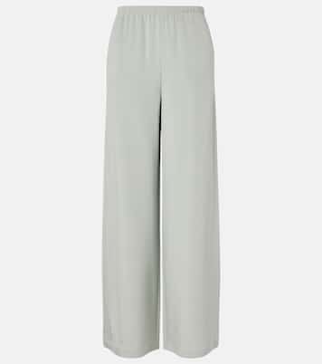 Maga silk-blend satin wide-leg pants | Max Mara