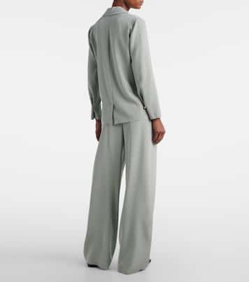 Maga silk-blend satin wide-leg pants | Max Mara