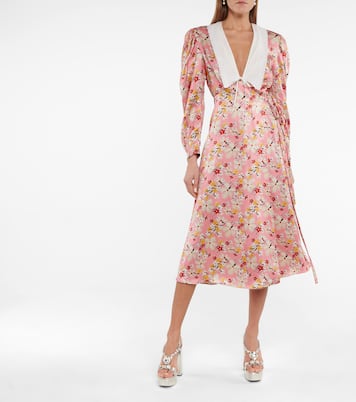 Midikleid aus Satin | Miu Miu