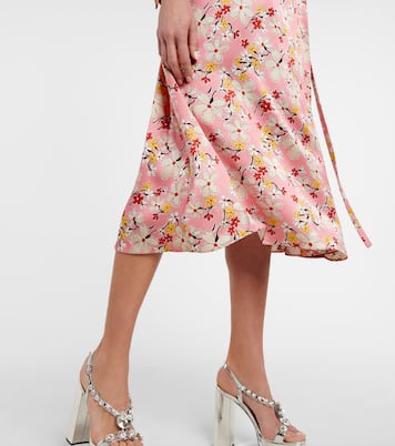 Midikleid aus Satin | Miu Miu