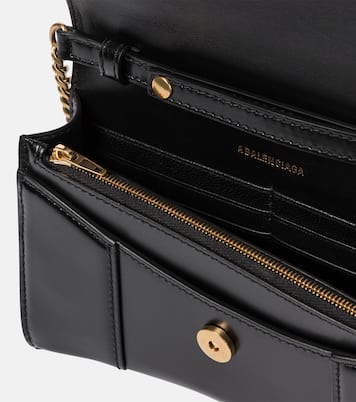 Portefeuille Hourlgass Mini en cuir | Balenciaga