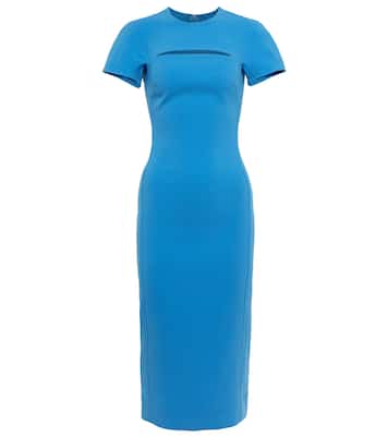 Midikleid Peekaboo aus Crêpe | Victoria Beckham