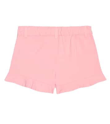 Shorts in misto cotone con logo | Moschino Kids