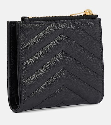 Portafoglio Monogram in pelle con zip | Saint Laurent