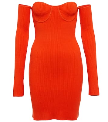 Contour ribbed-knit minidress | Helmut Lang
