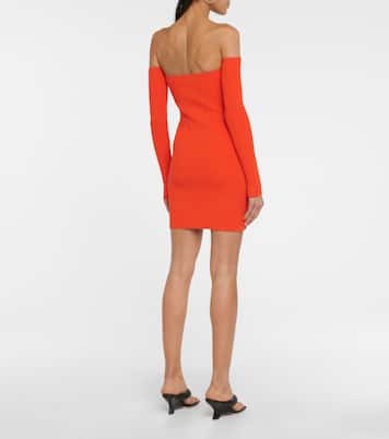 Contour ribbed-knit minidress | Helmut Lang