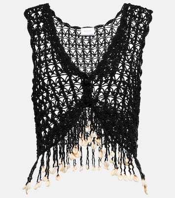 Cropped-Top aus Häkelstrick | Anna Kosturova