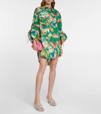 Pantoletten Avenue 50 aus Metallic-Leder | Jimmy Choo