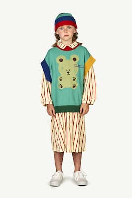 Parrot printed sweater vest | The Animals Observatory