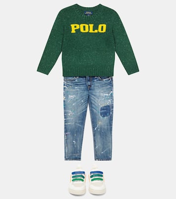 Jersey en mezcla de lana en intarsia con logo | Polo Ralph Lauren Kids